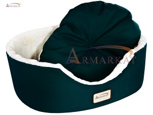 Armarkat Cat Bed C04 - Laurel Green Cushion