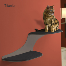 Titanium Cat Clouds Cat Shelf