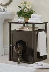 Cat Washroom End Table Alternate View