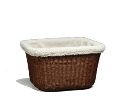 solvit tagalong wicker pet bicycle basket